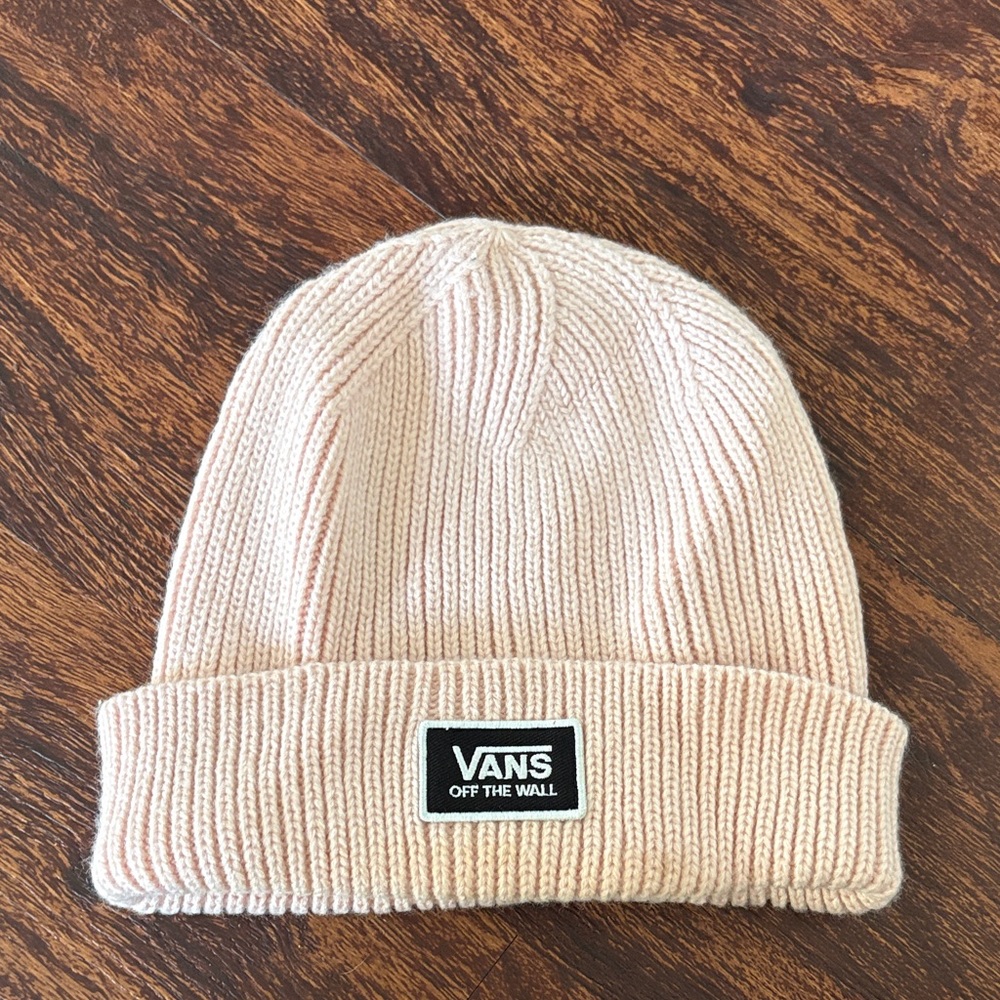 Vans Off The Wall dusty pink Knit Beanie